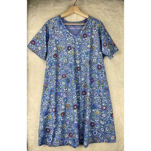 Victoria Findlay Wolfe for Zappy Dots Moisture Wicking UPF 50+ Dress SZ LARGE